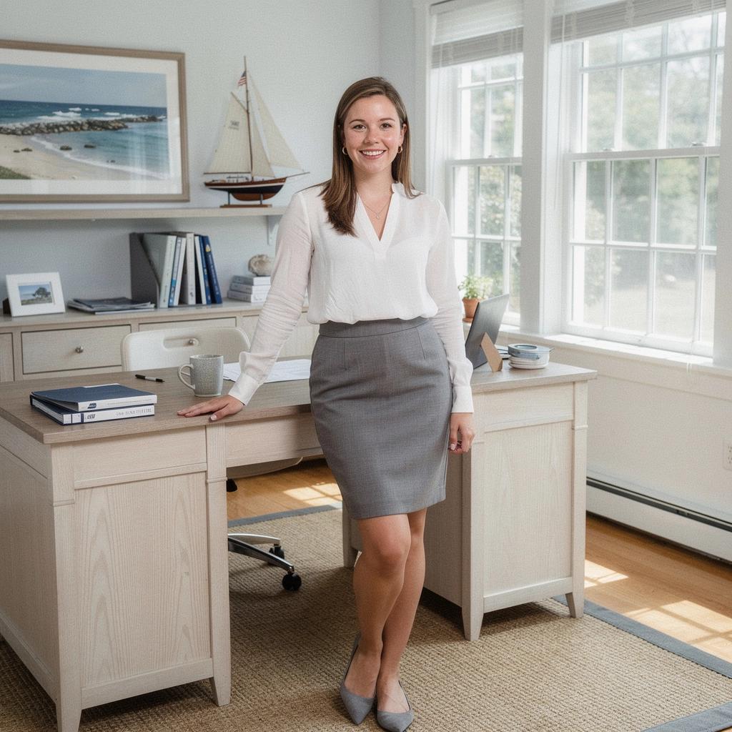 Уютный интерьер традиционного дома с элементами морского стиля Новой Англии.